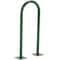 Global Industrial U-Rack Bike Rack, Green, Flange Mount, 2-Bike Capacity 442804MGN - alternate 1